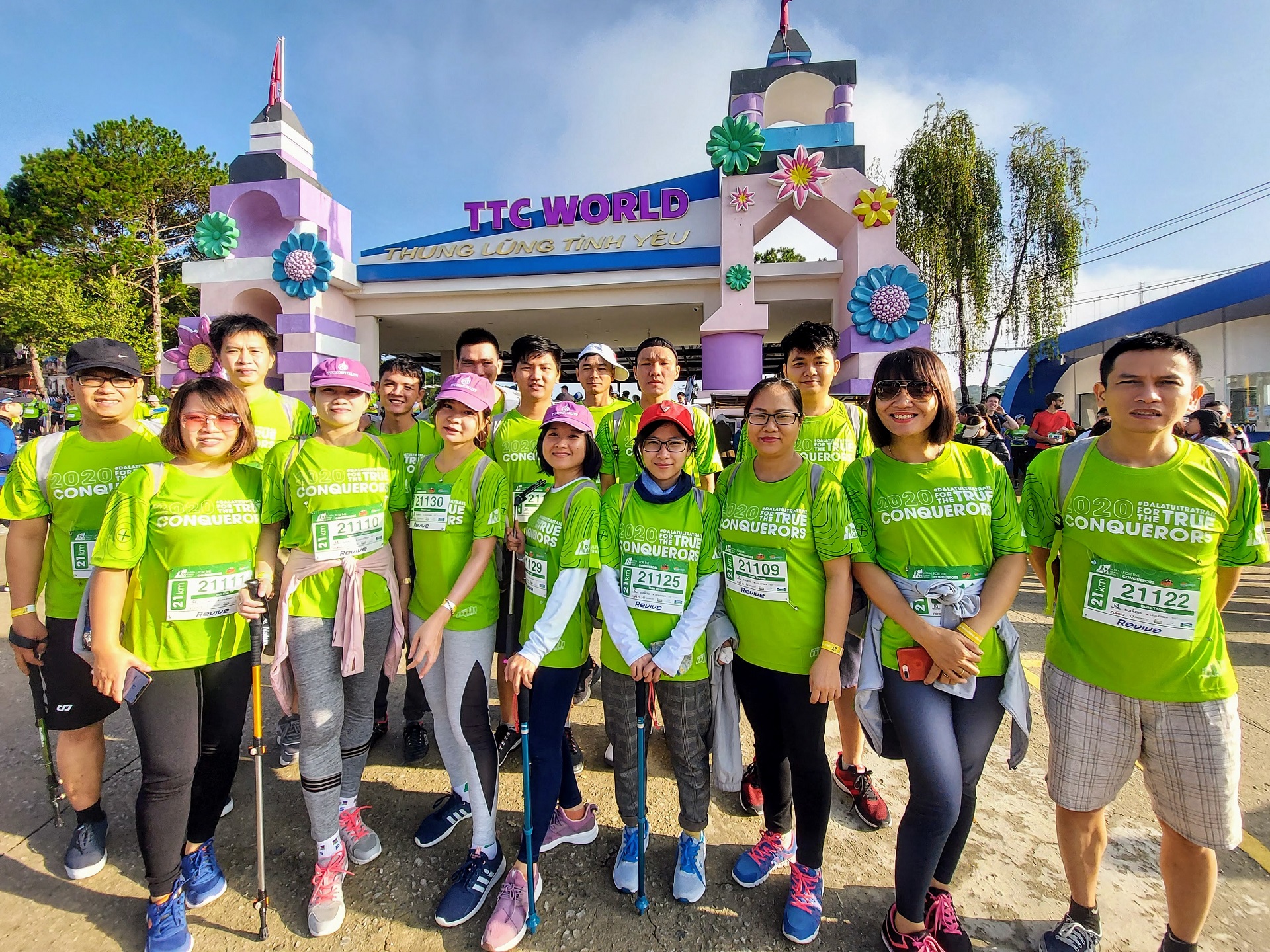 Đội ngũ Eratech tại Dalat Ultra Trail 2020