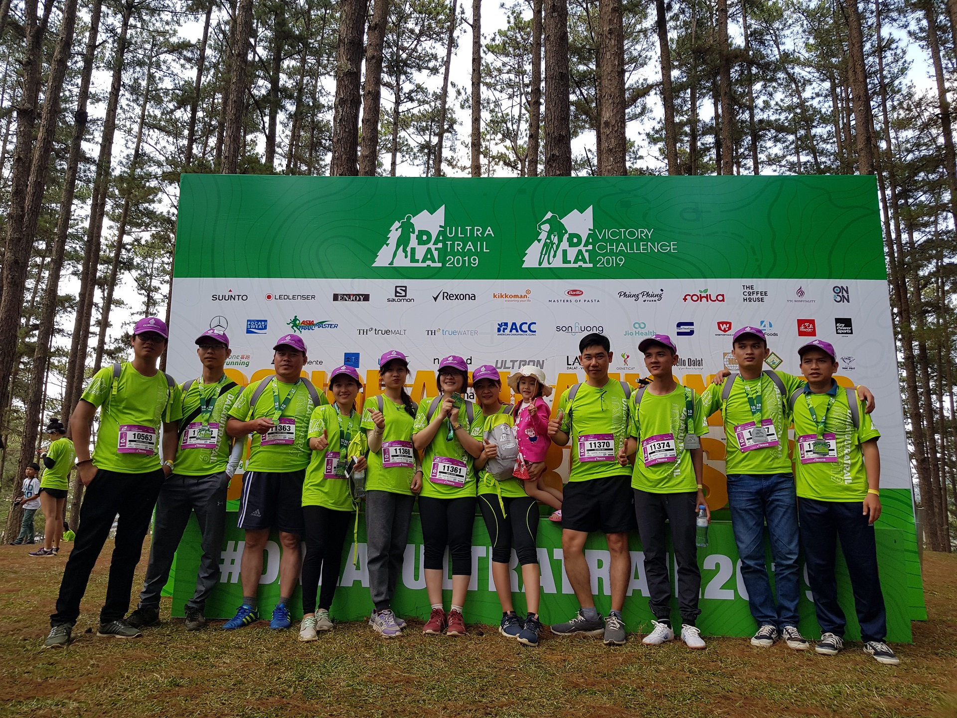 Các runner Eratech tại Dalat Ultra Trail 2019